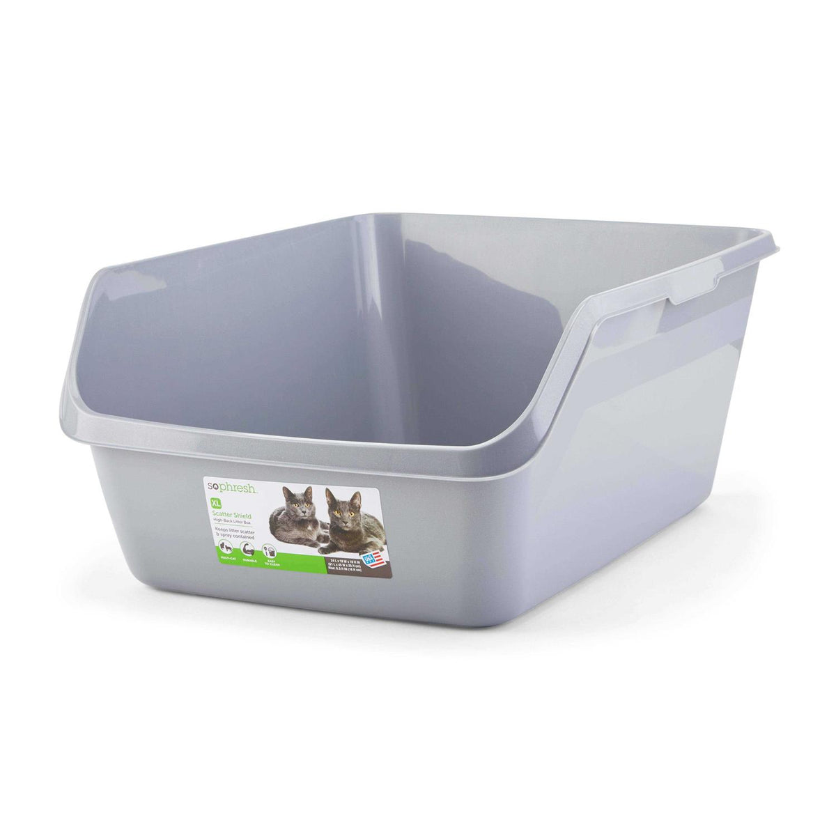 High-Back Litter Box L644183