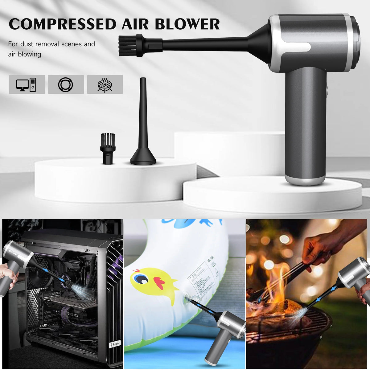 Cordless 3 in 1 Portable Handheld Vacuum Cleaner E70900