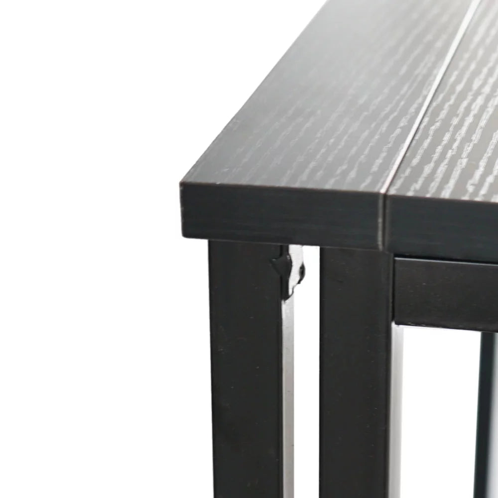 Folding Computer Desk Black L982300