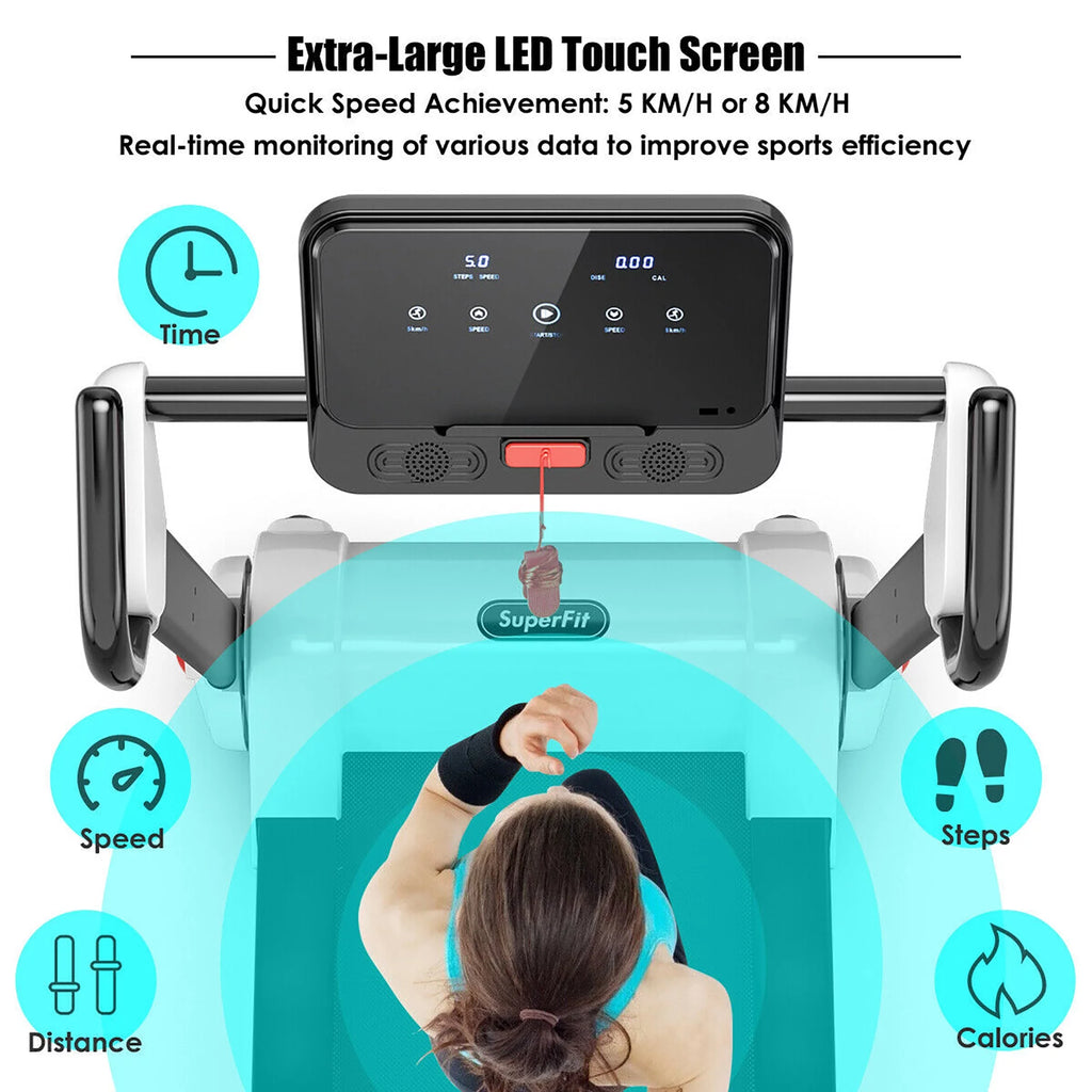 Folding Electric Motorized Treadmill N747660