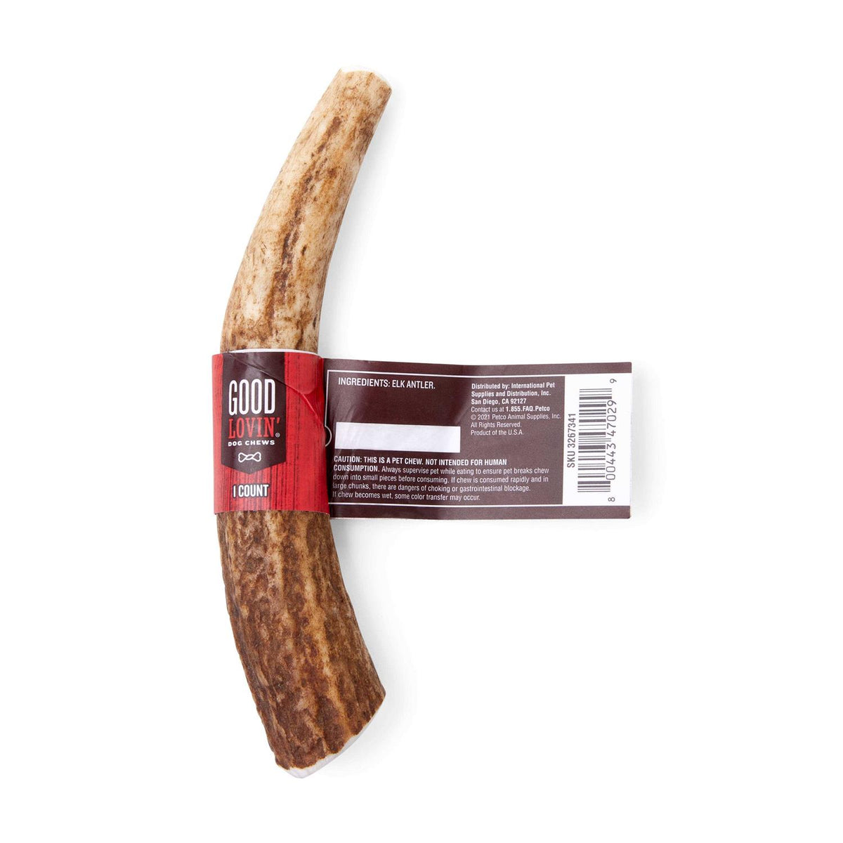 Large Whole Elk Antler Dog Chew U153