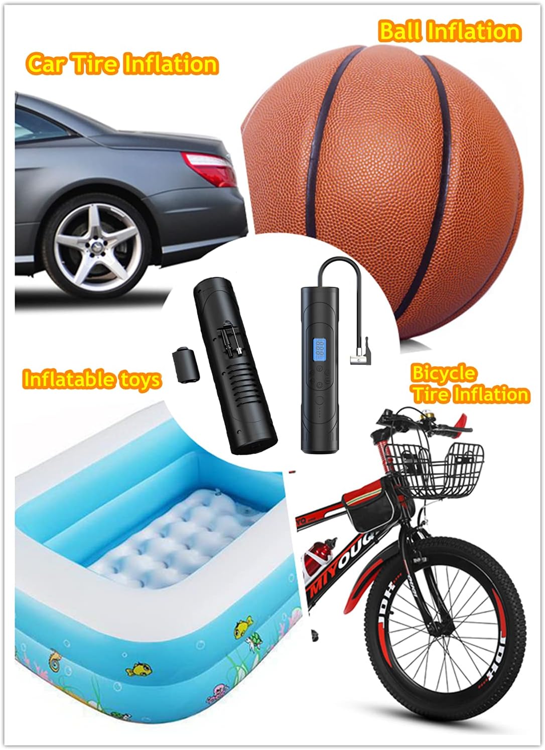 Portable Bicycle Pump Air Compressor S672571