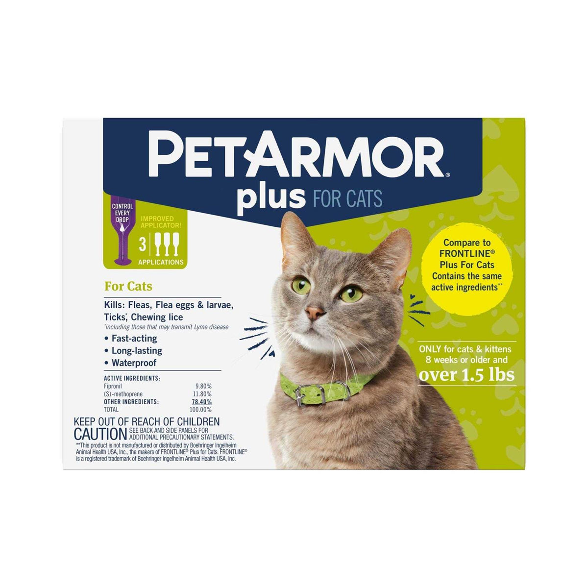 Flea & Tick Treatment for Cats B3355