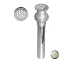 Polished Nickel Lavatory Drain with Overflow Holes T852