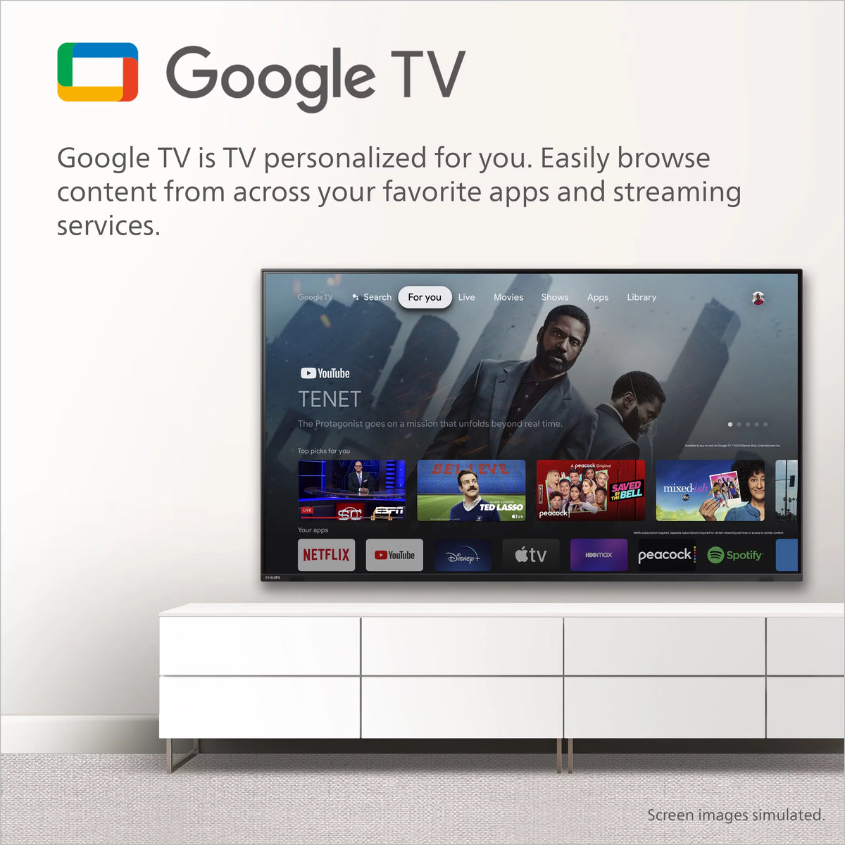 43 Class 4K Ultra HD Google Smart LED TV K938