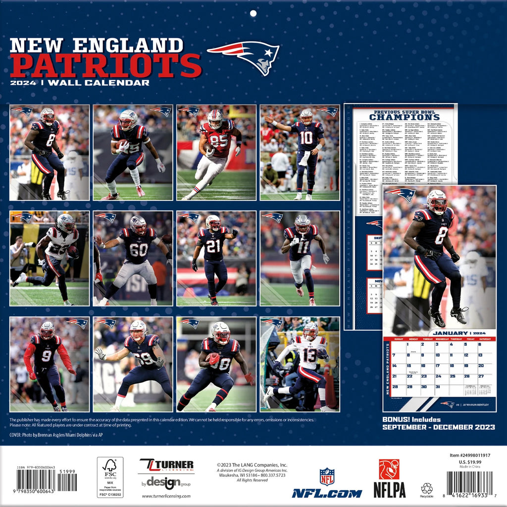 2024 12x12 Team Wall Calendar A3915