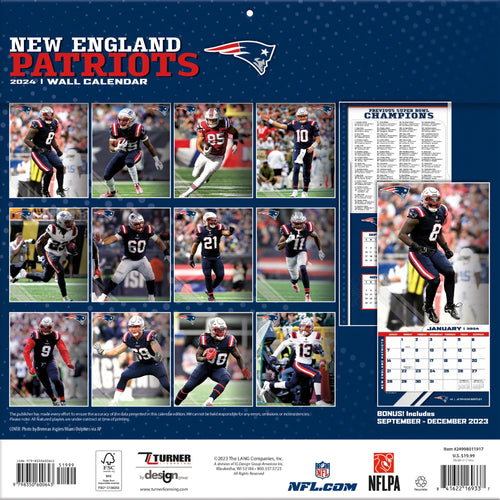 2024 12x12 Team Wall Calendar A3915