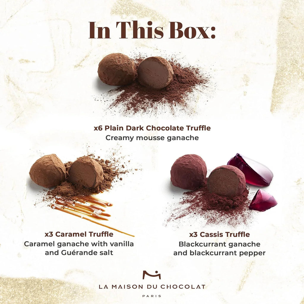 13 Pcs Dark Chocolate Truffles Gift Box V6945