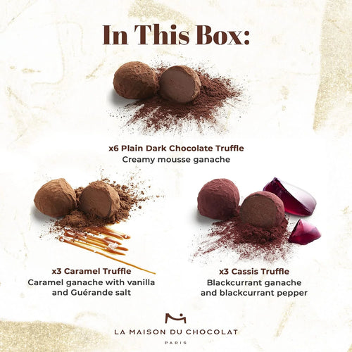 13 Pcs Dark Chocolate Truffles Gift Box V6945