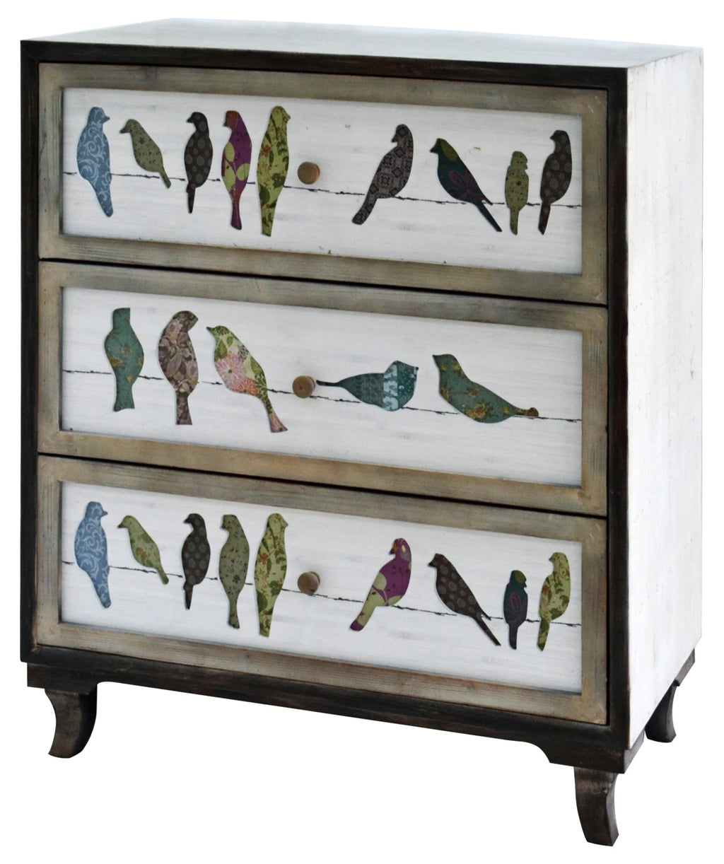 3 Drawer Painted Chest A988