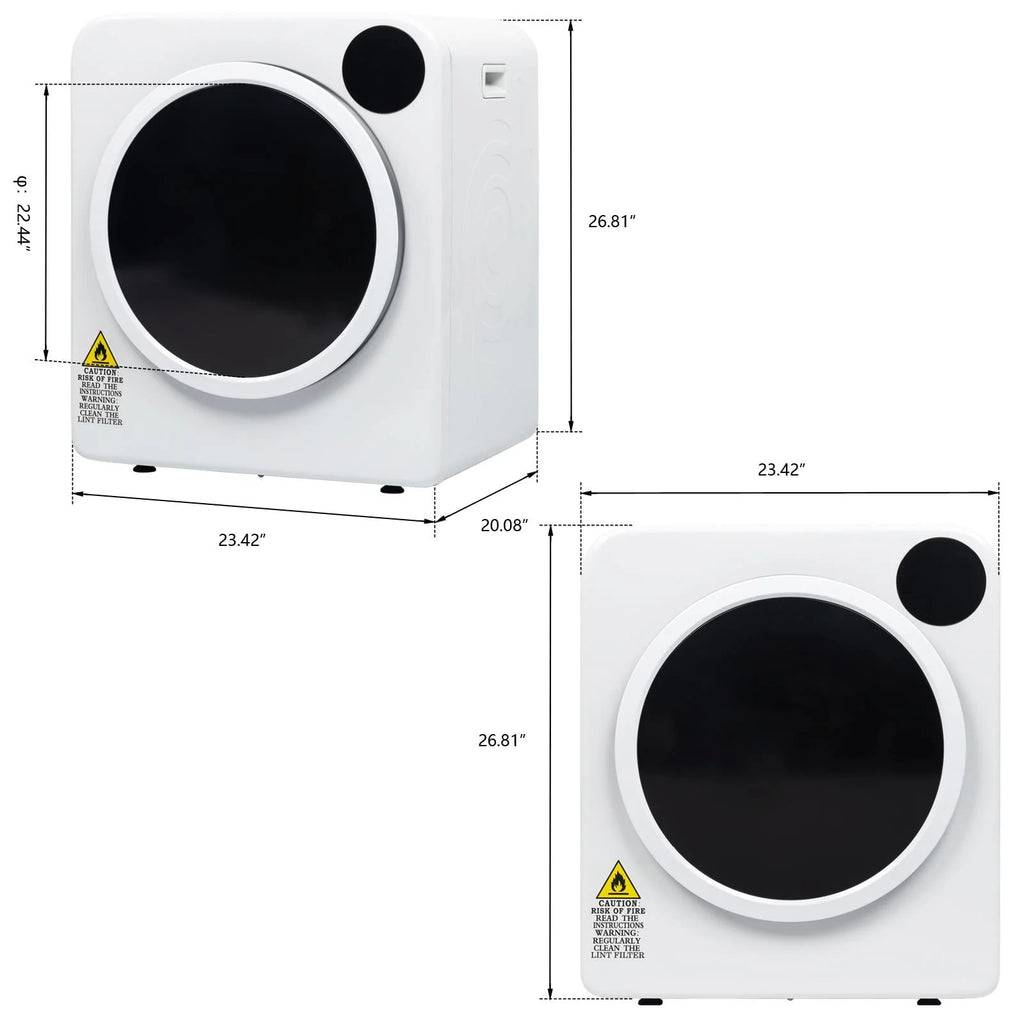 13.2lb Portable Compact Electric Dryer H570754