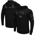 Black LSU Tigers Hoodie Long Sleeve T-Shirt F693044
