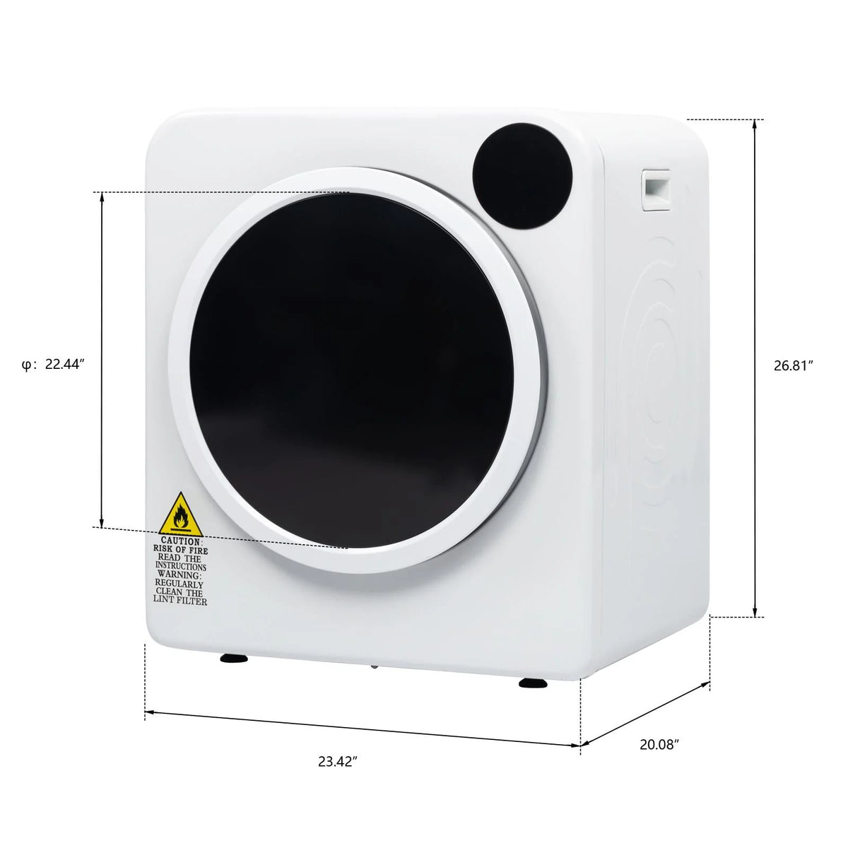 13.2lb Portable Compact Electric Dryer H570754
