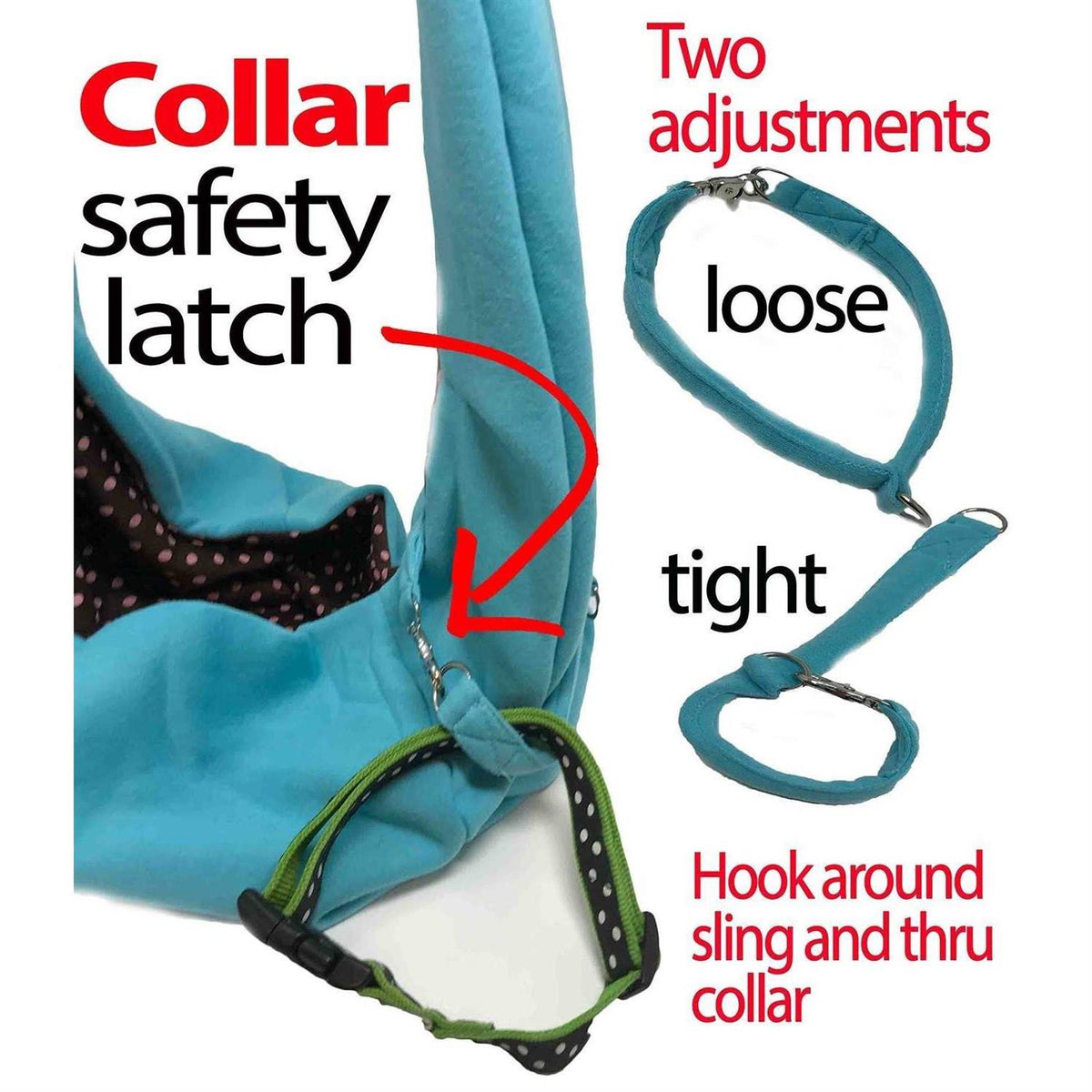 Hands Free Reversible Pet Sling Carrier F36043