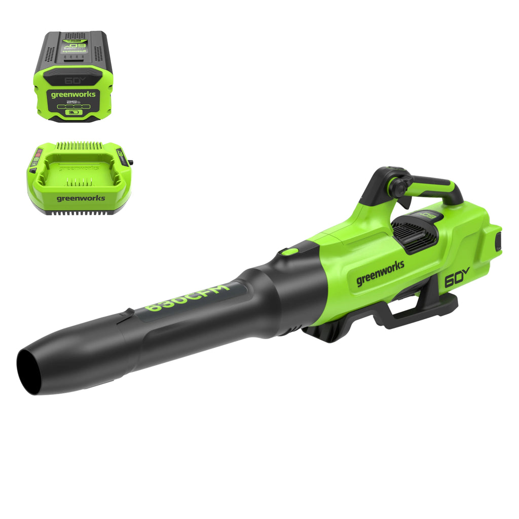 60V 630 CFM 170 MPH Leaf Blower with 2.5 Ah Battery & Charger P6363