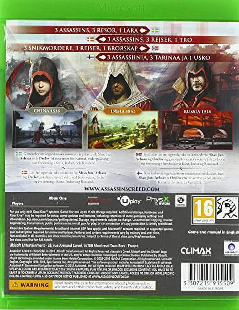 Assassins Creed Chronicles Xbox One K5313