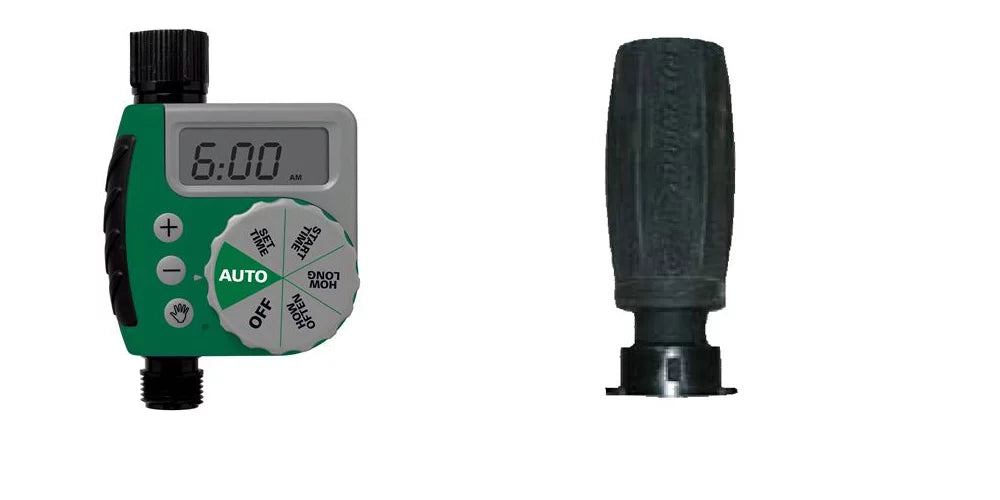 1-Port Hose Faucet Timer and 3-in-1 Drip Faucet Adapter N252