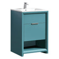 24″ Teal Green Bathroom Vanity W95914