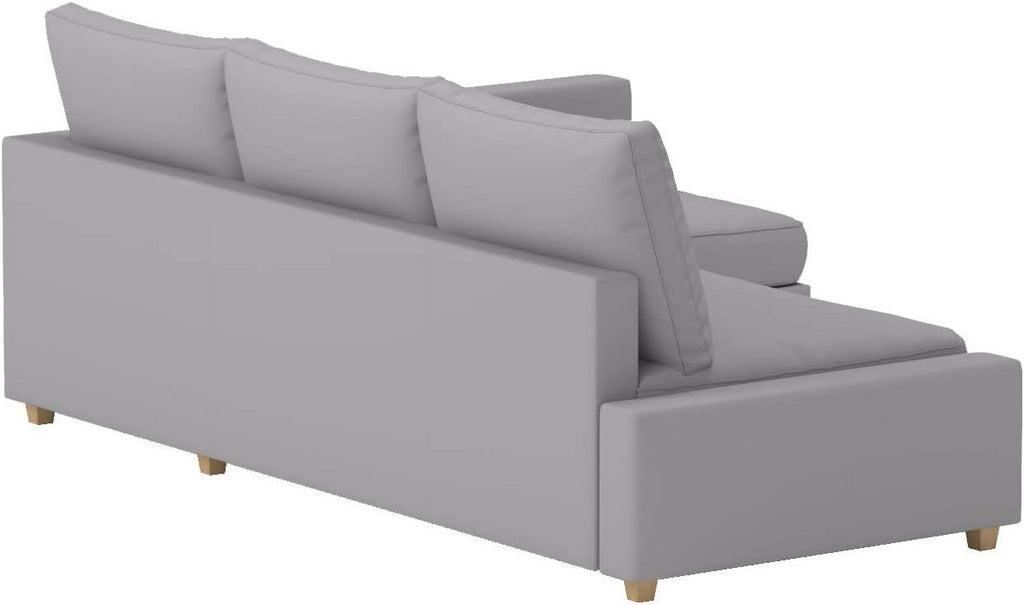 Light Gray Polyester Sofa Cover E5692