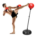 Boxing Punching Bag with Height Adjustable Stand and Boxing Gloves X152861