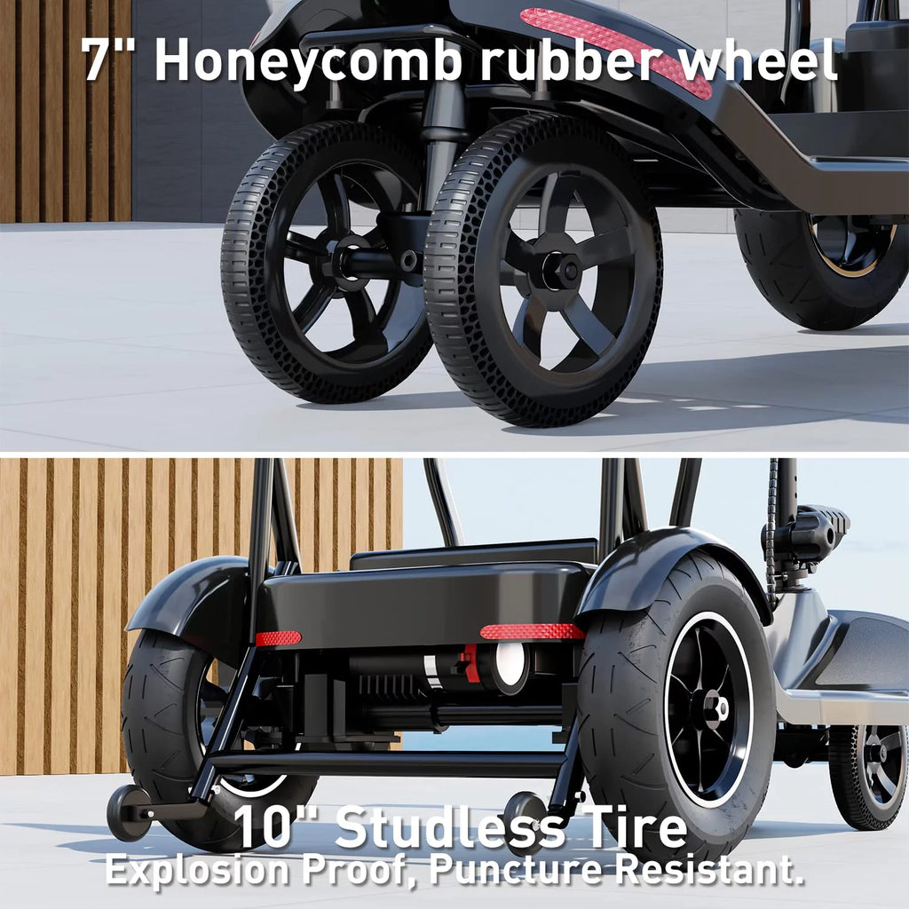 4 Wheel Portable Folding Mobility Scooter Y7508