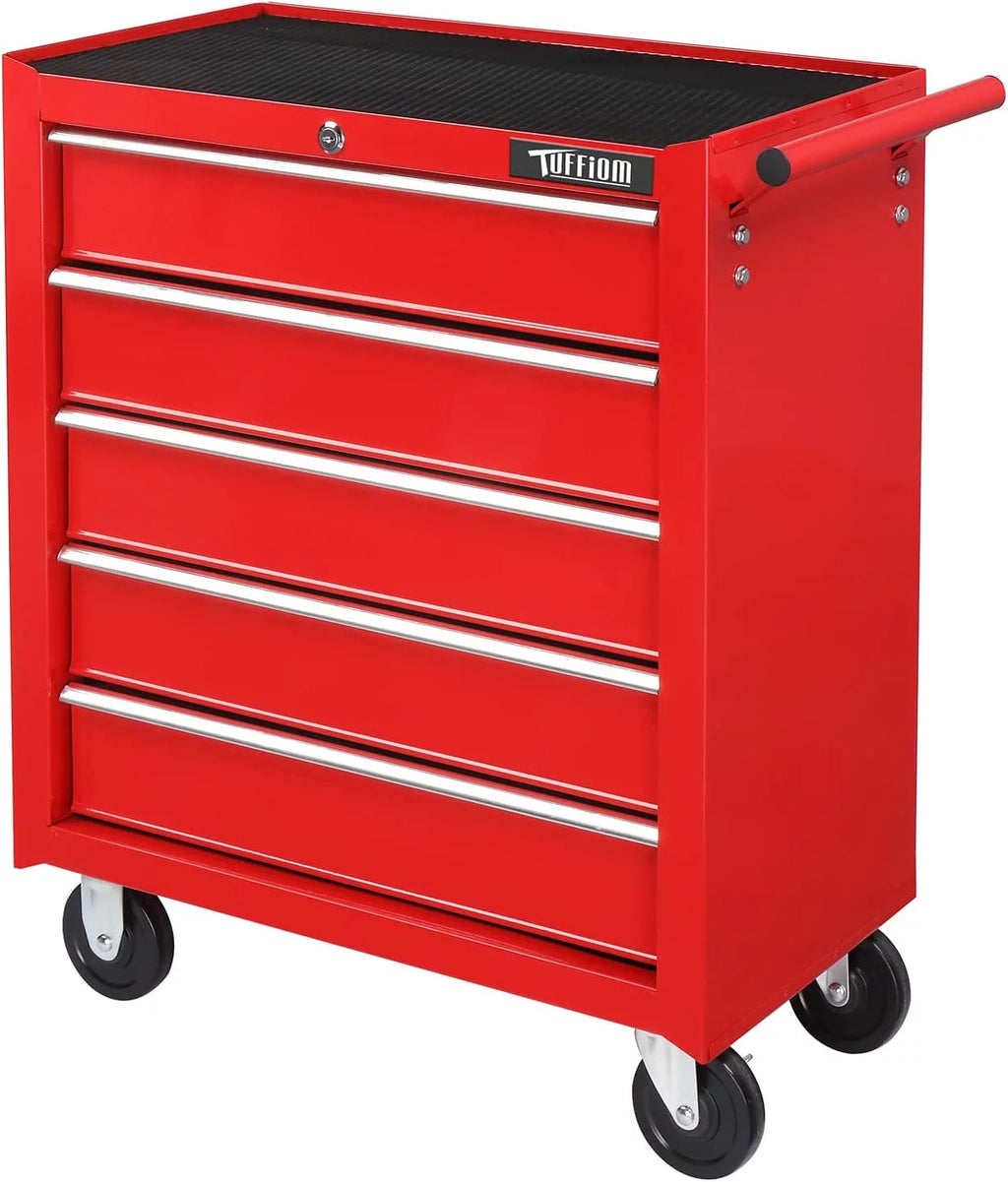 5 Drawer Rolling Tool Chest with Lock & Key C380