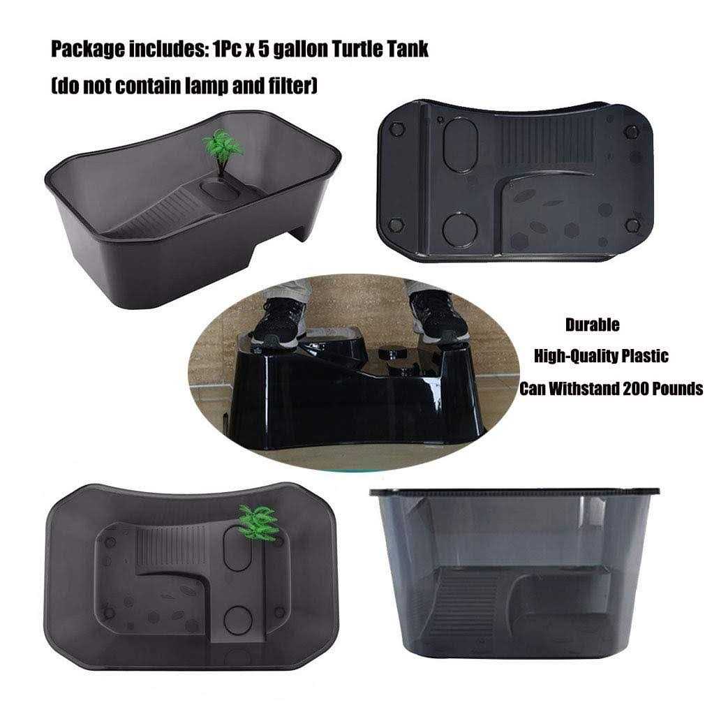 Turtle Tank Aquarium with Platform Plants K46432