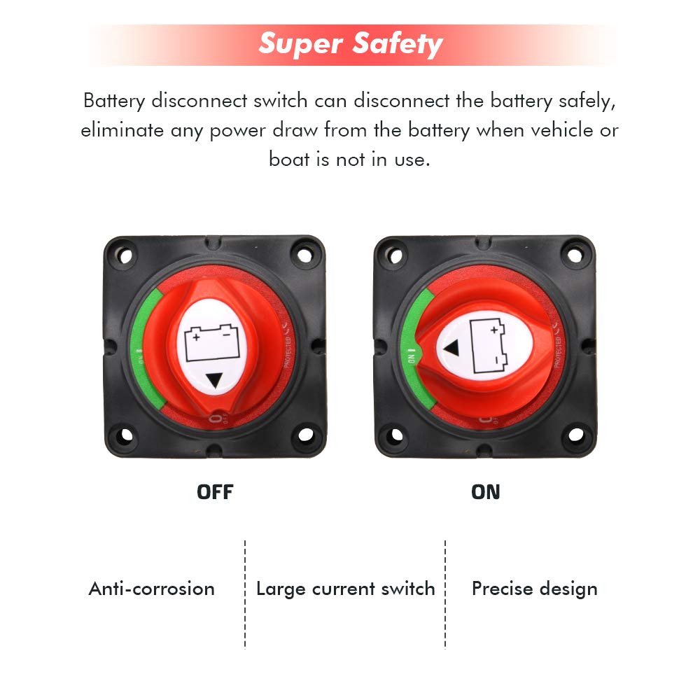 12-48V 200-1000 Amps Battery Switch M714
