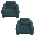Inflatable Pull Out Chair and Air Bed Mattress Sleeper Twin 2 Pack Q531352