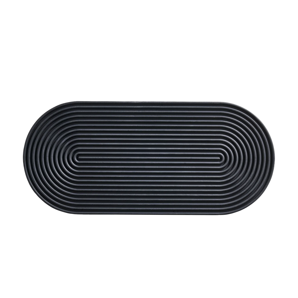 Black Cocktail Mat 34x15cm V974