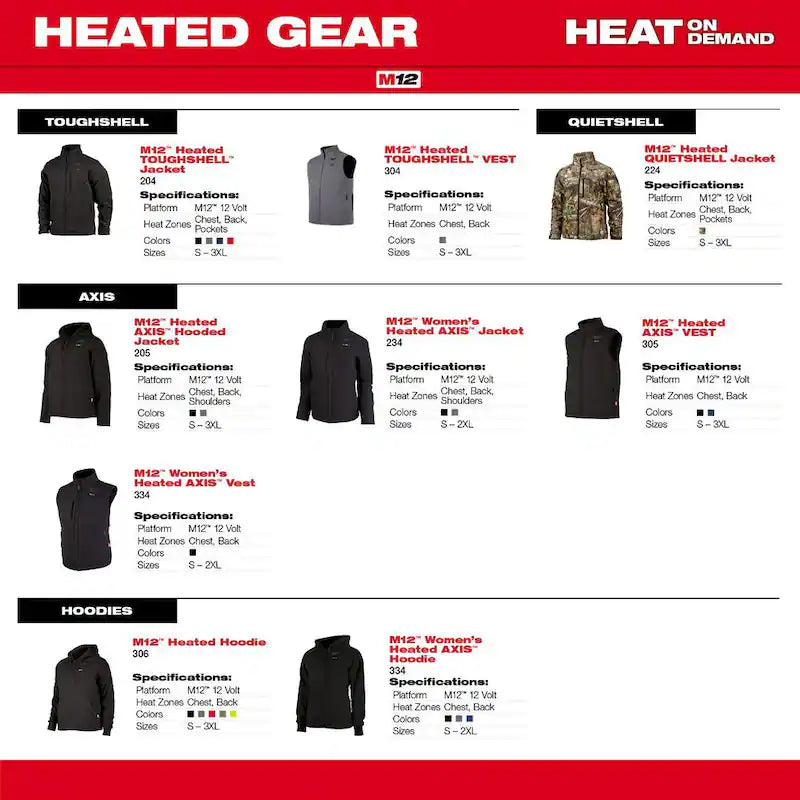 3X-Large Cordless Heated Jacket Hoodie I8160