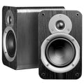 Black Wood Grain 5.25" Bookshelf Speakers Pair D894566