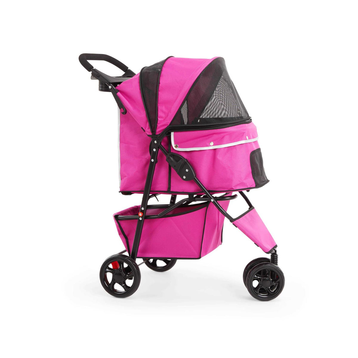 Reflective Gray Pet Stroller A66535