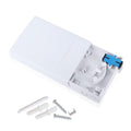 Fiber Optic Terminal Junction Box 2 Ports Pack of 2 B402926