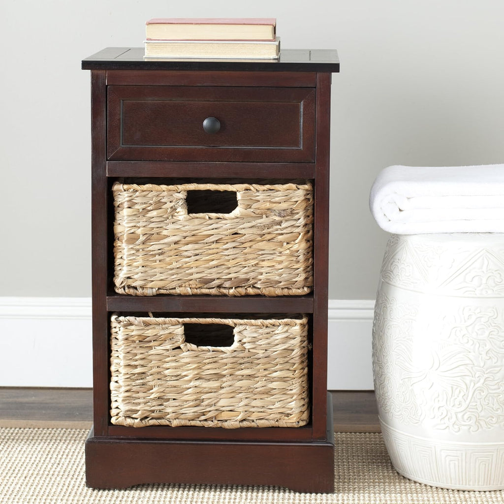 Vintage Grey Side Storage Table K846