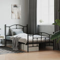 Metal Bed Frame with Headboard and Footboard S8842