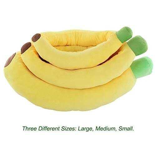 Banana Shape Washable Dog Bed C11127
