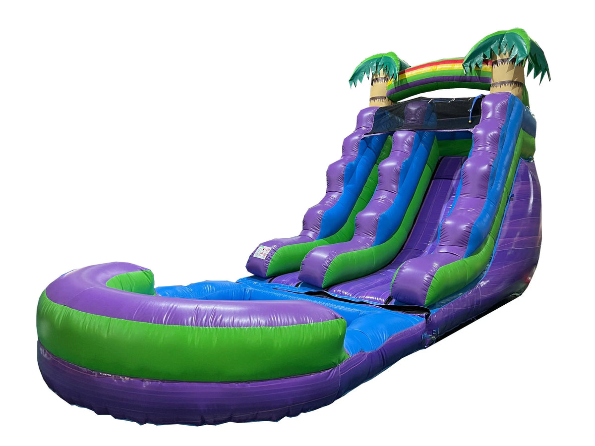 Inflatable Water Slide with Blower, 15 ft V139185