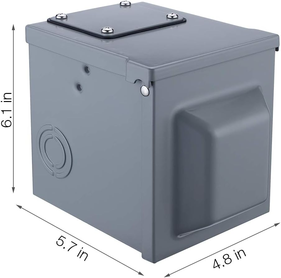 50 Amp 125/250 Volt RV Power Outlet Box G768578