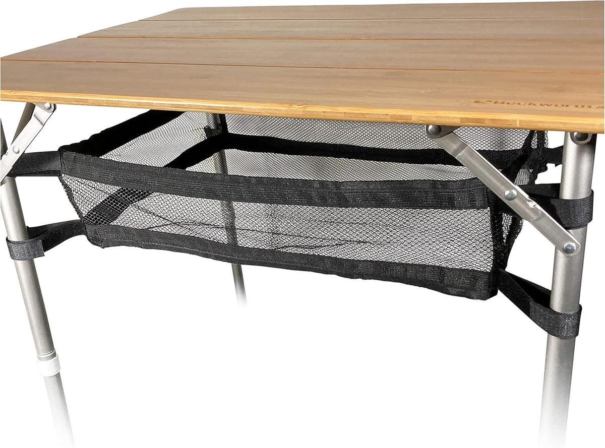 Bamboo Portable Outdoor Folding Table with Carry Bag Q43770