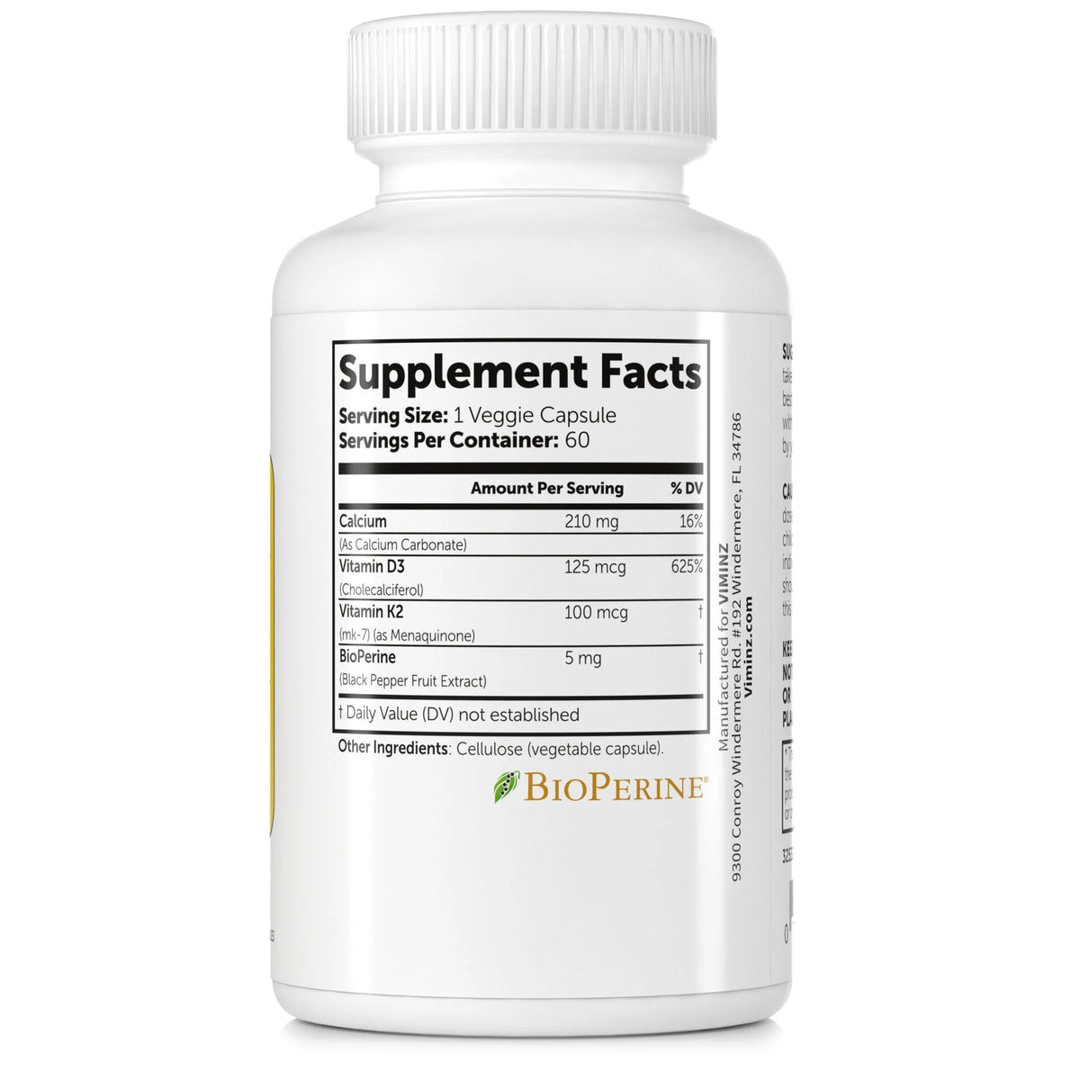 Vitamin K2/D3 60 Capsules H219532