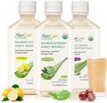 Organic Aloe Vera Juice 3 Bottle Sample Pack Lemon Grape Natural Flavor 3x500ml V58405