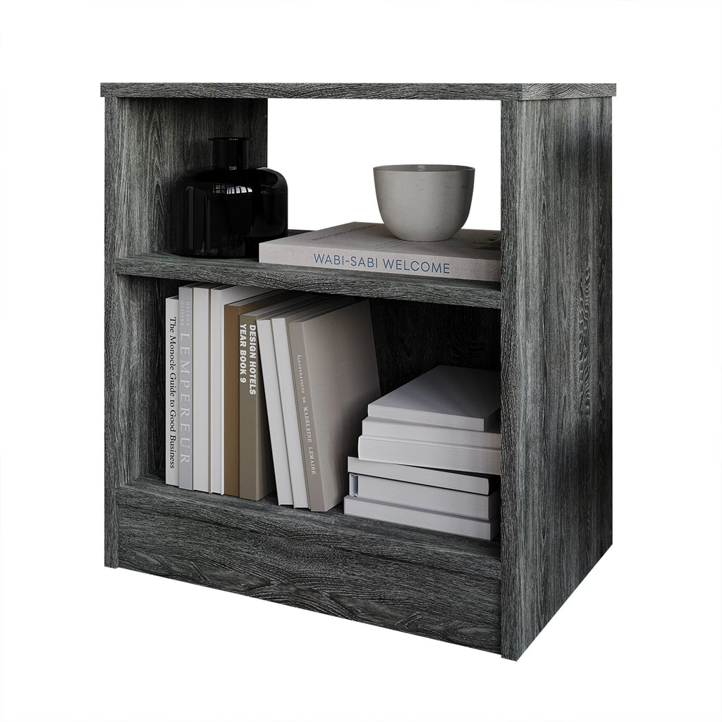 Minimalist Nightstand with Shelf F1480