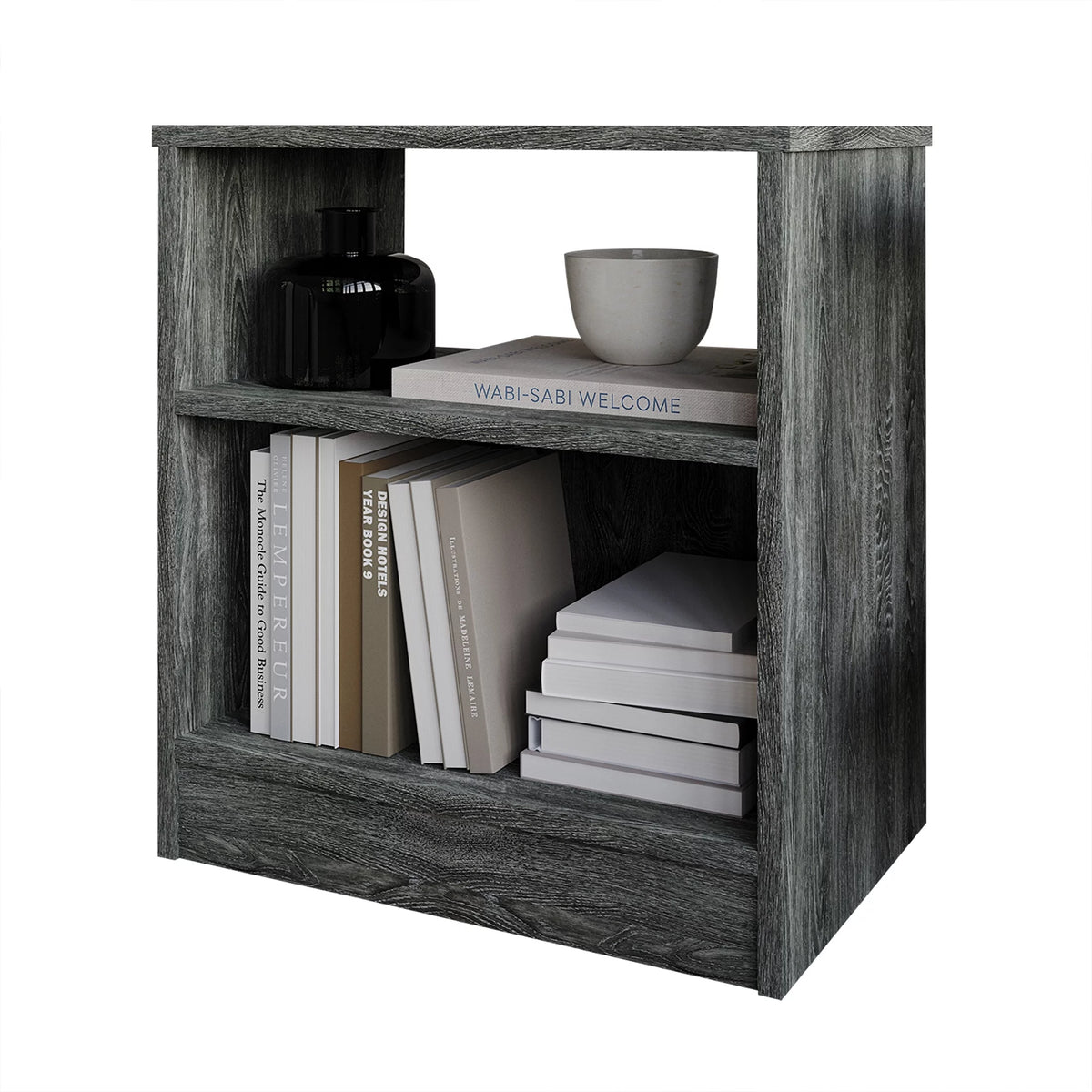 Minimalist Nightstand with Shelf F1480