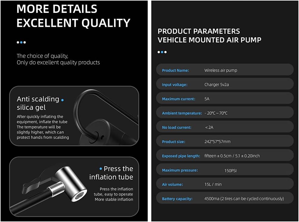 Portable Bicycle Pump Air Compressor S672571