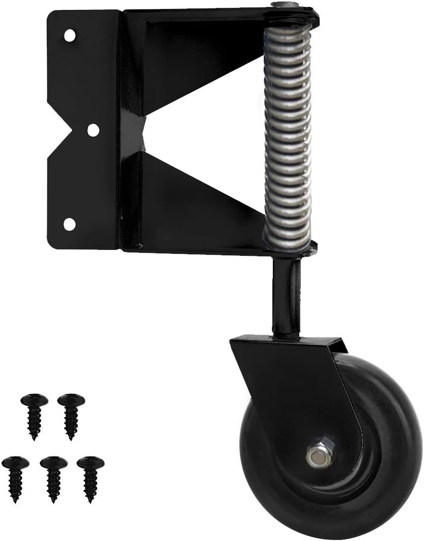 White Spring Loaded Gate Caster G332238