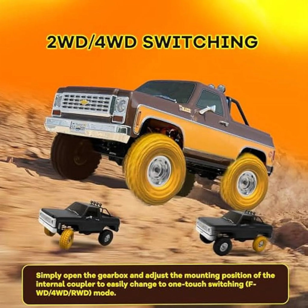 1/10 RC Crawler Pick Up Truck & SUV 2.4GHZ 11CH Remote Control Car Black L697