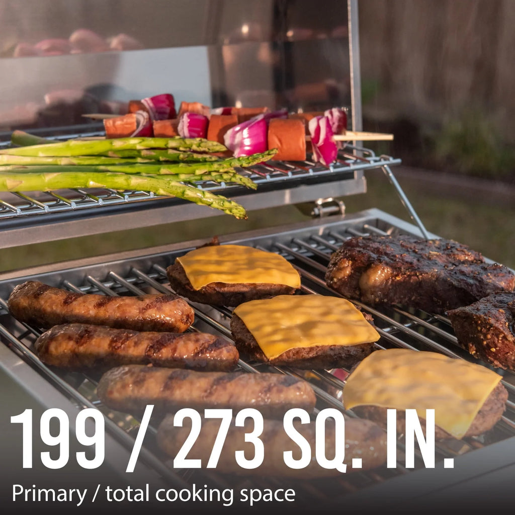 2 Burner Stainless Steel Propane Gas Grill U3664