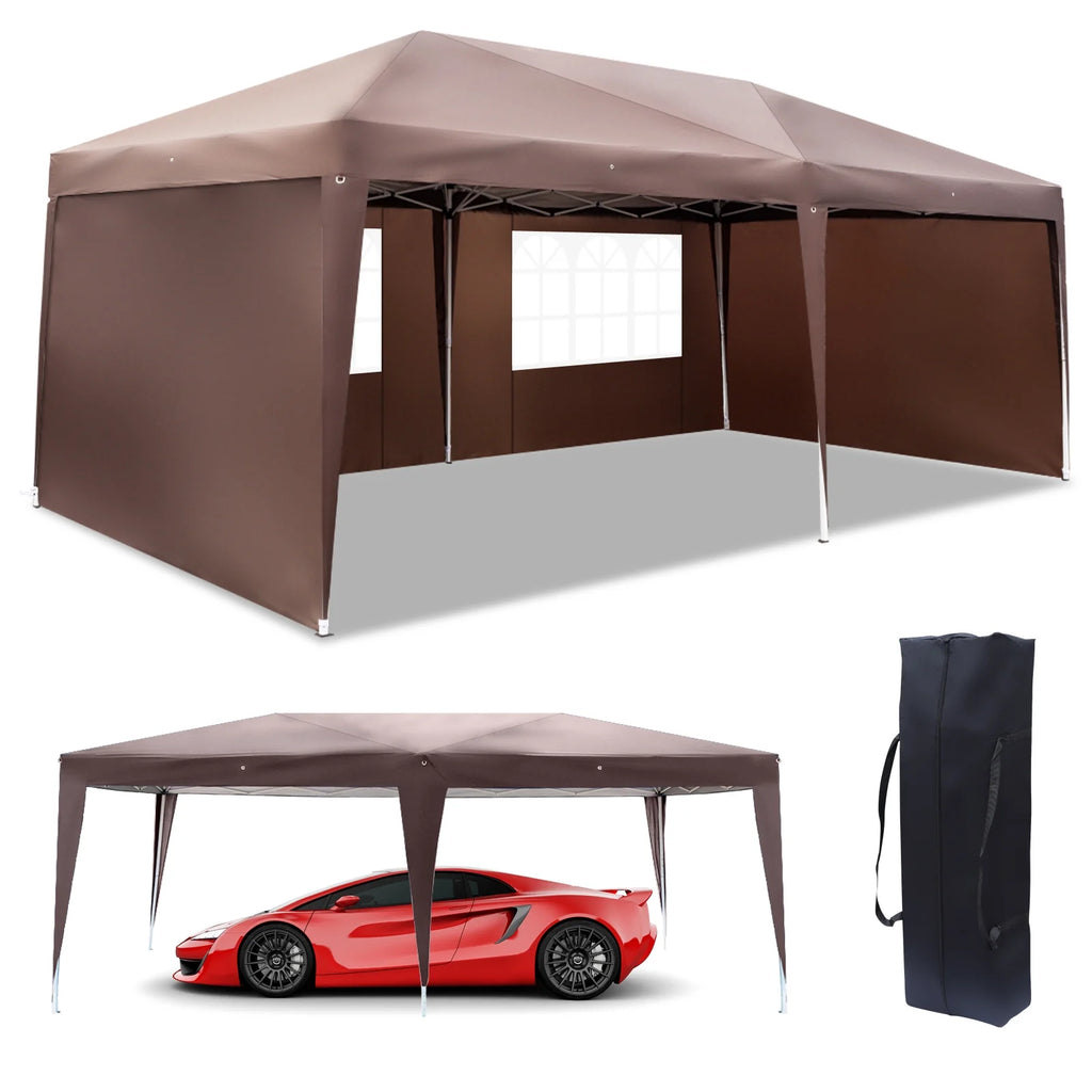 10'x20' Pop Up Canopy Tent with Carry Bag P95567