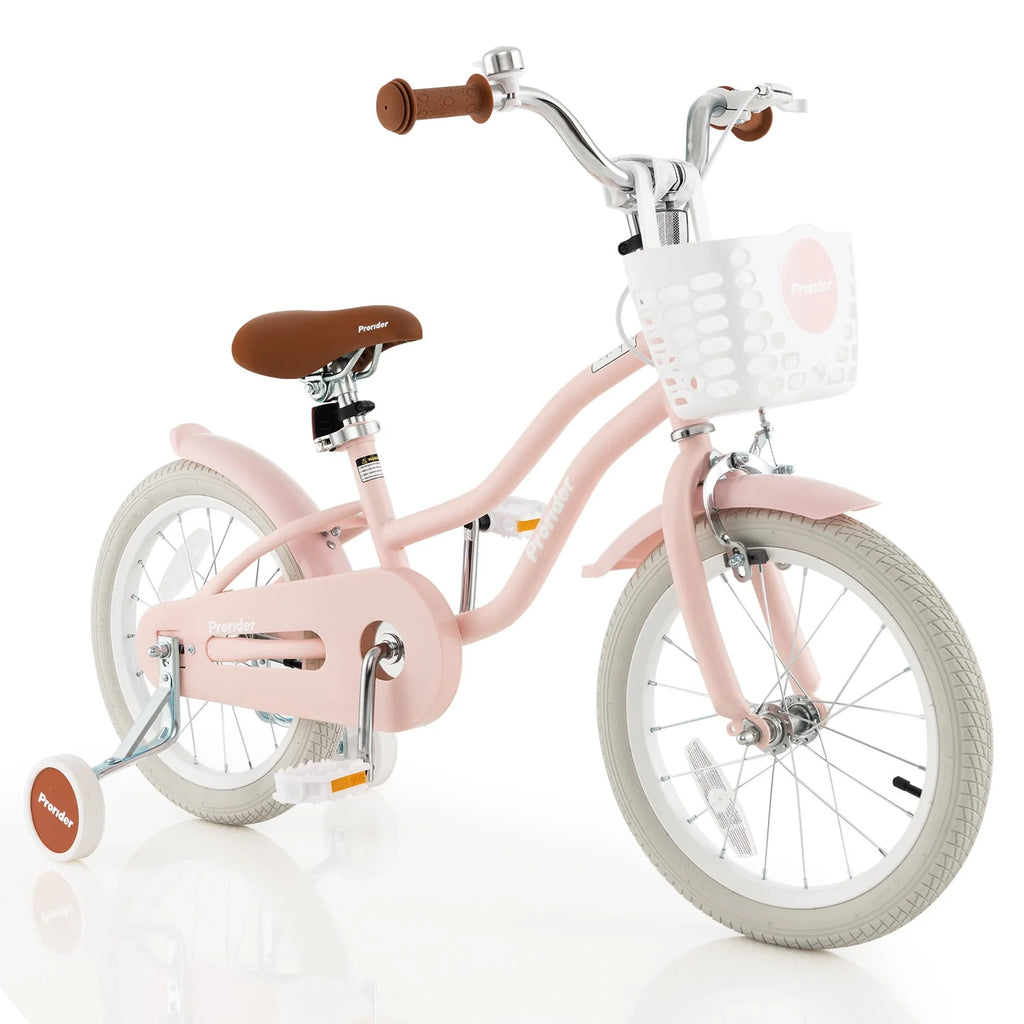 Green Adjustable Kids Bike with Training Wheel O947